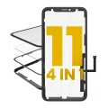 4 in 1 (Glass With OCA Pre-Installed + Frame + Digitizer ) Compatible For iPhone 11 (OCA Master)