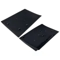 Faceplate Cover (Top & Bottom) Compatible For PlayStation 5 (1000 / 1100 / 1200) (Black)