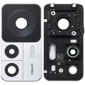 Back Camera Lens With Bracket / Bezel Compatible Fo Xiaomi 12T (2 Piece Set) (Silver)