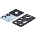 Back Camera Lens With Bracket / Bezel Compatible Fo Xiaomi 12T (2 Piece Set) (Blue)