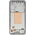 OLED Assembly With Frame Compatible For Samsung Galaxy S24 FE 5G (US & International Version) (Refurbished) (Gray)