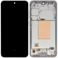 OLED Assembly With Frame Compatible For Samsung Galaxy S24 FE 5G (US & International Version) (Refurbished) (Gray)