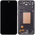 OLED Assembly With Frame Compatible For Samsung Galaxy S24 FE 5G (Refurbished) (US & International Version) (Graphite)