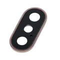 Back Camera Lens With Bracket & Bezel Compatible For iPhone XS / XS Max (Gold) (Real Sapphire l Premium)