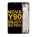 LCD Assembly With Frame Compatible For Huawei Nova Y90 / Enjoy 50 Pro (Refurbished) (Pearl White)