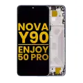LCD Assembly With Frame Compatible For Huawei Nova Y90 / Enjoy 50 Pro (Refurbished) (Crystal Blue)