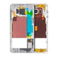 Mid-Frame Housing Compatible For Samsung Galaxy S6 Edge Plus (With Small Parts) (White Pearl)