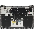 Top Case Assembly With Touchpad And Keyboard Compatible For Microsoft Surface Laptop Go (1943) (Silver) (US Keyboard)