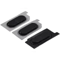 Home Button Compatible For Samsung Galaxy Tab Active Pro 10.1" (T545 / T540 / T547) (Black) (3 Piece Set)