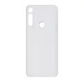Back cover Glass Compatible For Motorola Moto G Fast (XT2045-3 / 2020) (Pearl White)
