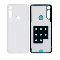 Back cover Glass Compatible For Motorola Moto G Fast (XT2045-3 / 2020) (Pearl White)