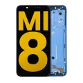 OLED Assembly With Frame Compatible For Xiaomi Mi 8 (Refurbished) (Blue)