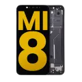 OLED Assembly With Frame Compatible For Xiaomi Mi 8 (Refurbished) (Black)