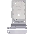 Dual Sim Card Tray Compatible For Samsung Galaxy S25 / S25 Plus (Premium) (Silver Shadow)
