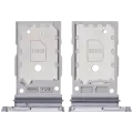 Dual Sim Card Tray Compatible For Samsung Galaxy S25 / S25 Plus (Premium) (Silver Shadow)