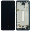 OLED Assembly With Frame Compatible For Samsung Galaxy A52 4G (A525 / 2021) / A52 5G (A526 / 2021) / A52S 5G (A528 / 2021) (6.36") (Aftermarket Plus) (Awesome Blue)
