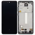 OLED Assembly With Frame Compatible For Samsung Galaxy A52 4G (A525 / 2021) / A52 5G (A526 / 2021) / A52S 5G (A528 / 2021) (6.36") (Aftermarket Plus) (Awesome Black)