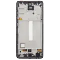 OLED Assembly With Frame Compatible For Samsung Galaxy A52 4G (A525 / 2021) / A52 5G (A526 / 2021) / A52S 5G (A528 / 2021) (6.36") (Aftermarket Plus) (Awesome Black)