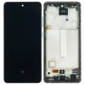 OLED Assembly With Frame Compatible For Samsung Galaxy A52 4G (A525 / 2021) / A52 5G (A526 / 2021) / A52S 5G (A528 / 2021) (6.36") (Aftermarket Plus) (Awesome White)