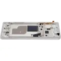 OLED Assembly With Frame Compatible For Motorola Edge Plus 5G UW (2022) / Edge 30 Pro (XT2201-1/4) (Refurbished) (Stardust White)