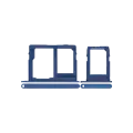 Sim Card Tray Compatible For Samsung Galaxy A6 (A600 / 2018) / A6 Plus (A605 / 2018) (Blue)