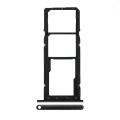 Dual Sim Card Tray Compatible For Samsung Galaxy A01 (A015 / 2020) (Black)