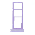 Dual Sim Card Tray Compatible For Samsung Galaxy A01 (A015 / 2020) (Purple)
