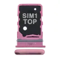 Dual Sim Card Tray Compatible For Samsung Galaxy A80 (A805 / 2019) (Pink)