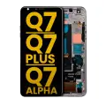 LCD Assembly With Frame Compatible For LG Q7 / Q7 Plus / Q7 Alpha (Refurbished) (Silver)