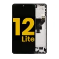 OLED Assembly With Frame Compatible For Xiaomi 12 Lite (Refurbished) (Black)
