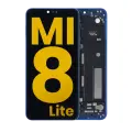 LCD Assembly With Frame Compatible For Xiaomi Mi 8 Lite (Refurbished) (Aurora Blue)
