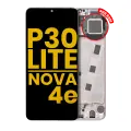 LCD Assembly With Frame Compatible For Huawei P30 Lite / Nova 4e (Refurbished) (4GB RAM) (Pearl White) 
