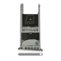 Sim Card Tray Compatible For Motorola Moto Z Play Droid (XT1635 / 2016) (Silver)