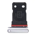 Dual Sim Card Tray Compatible For OnePlus 7T (Frosted Silver)