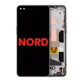 OLED Assembly With Frame Compatible For OnePlus Nord (Aftermarket Plus) (Gray Onyx)