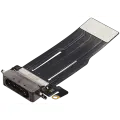 Charging Port Flex Cable Compatible For iPad Pro 13" 7th Gen (2024) (Aftermarket Plus) (Space Black)