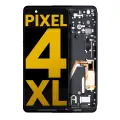 OLED Assembly With Frame Compatible For Google Pixel 4 XL (Refurbished) (Pink Power Button)