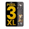 OLED Assembly With Frame Compatible For Google Pixel 3 XL (Refurbished) (Just Black)