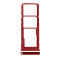Dual Sim Card Tray Compatible For Samsung Galaxy A10 (A105 / 2019) (Red)