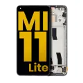 OLED Assembly With Frame Compatible For Xiaomi Mi 11 Lite (Refurbished) (Boba Black)