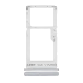 Dual Sim Card Tray Compatible For Xiaomi Redmi Note 10 5G (Chrome Silver)