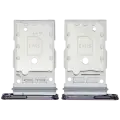 Dual Sim Card Tray Compatible For Samsung Galaxy S25 / S25 Plus (Premium) (Black)