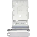Dual Sim Card Tray Compatible For Samsung Galaxy S25 / S25 Plus (Premium) (White)