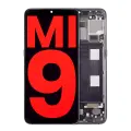 OLED Assembly With Frame Compatible For Xiaomi Mi 9 (Aftermarket Plus) (Piano Black)