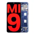 OLED Assembly With Frame Compatible For Xiaomi Mi 9 (Aftermarket Plus) (Ocean Blue)