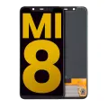 LCD Assembly Without Frame Compatible For Xiaomi Mi 8 (Refurbished) (Black)