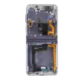 Inner OLED Assembly With Frame Compatible For Samsung Galaxy Z Flip 4 5G (US & International) (Service Pack) (Bora Purple)