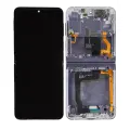 Inner OLED Assembly With Frame Compatible For Samsung Galaxy Z Flip 4 5G (US & International) (Service Pack) (Bora Purple)
