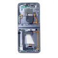 Inner OLED Assembly With Frame Compatible For Samsung Galaxy Z Flip 4 5G (US & International) (Service Pack) (Blue)