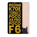 OLED Assembly Without Frame Compatible For Xiaomi Redmi K70E / Turbo 3 / Poco X6 Pro / Poco F6 (Refurbished) (All Colors)
